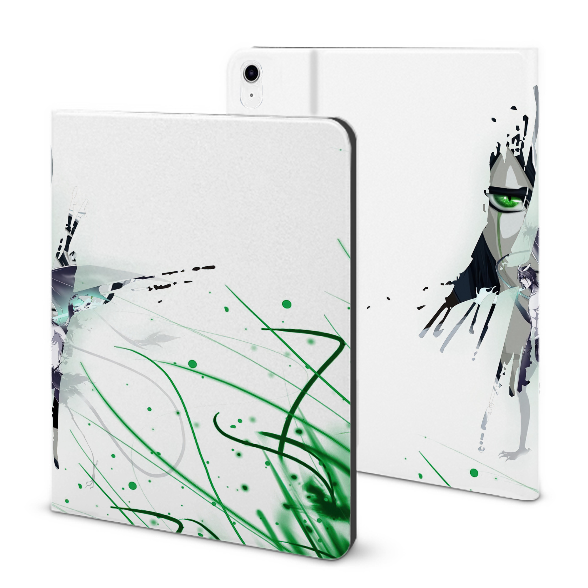 （画像用） ブリーチ BLEACH IPad ケース ブック型 PUレザー TPU 耐衝撃 軽量 薄型 ペン収納なし 全面保護 IPad 各モデル対応